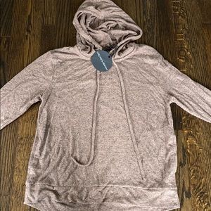 NWT Harlowe & Graham long sleeve hooded shirt